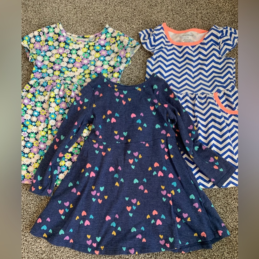Lot of three dresses - girls size 3T